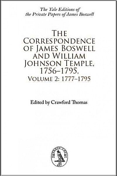 Correspondence of James Boswell 1756-1795 (Hardcover)